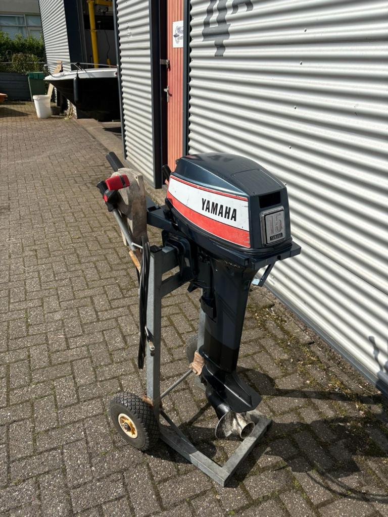 Yamaha 15 pk 2 t langstaart, Watersport en Boten, Ophalen, Zo goed als nieuw