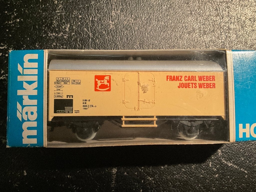 Marklin koelwagon zie foto, Hobby en Vrije tijd, Modeltreinen | H0, Ophalen, Wisselstroom, Wagon, Zo goed als nieuw