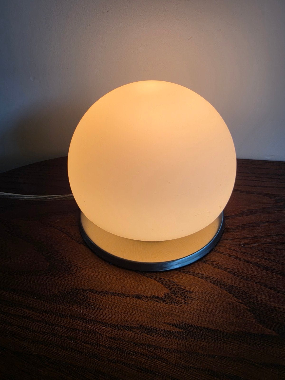 Mushroom Touch Tafellamp - Bolvormig Design, Ophalen of Verzenden, Zo goed als nieuw, Glas