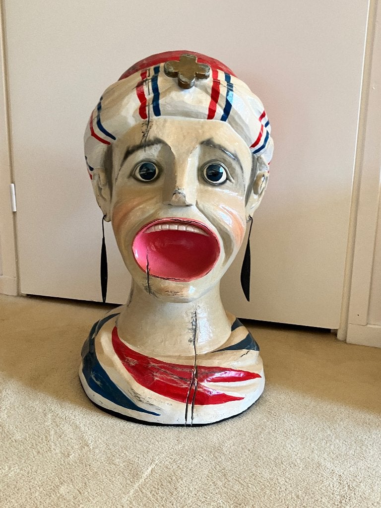 Gaper, groot, 65 cm hoog, Ophalen, Gebruikt, Mens