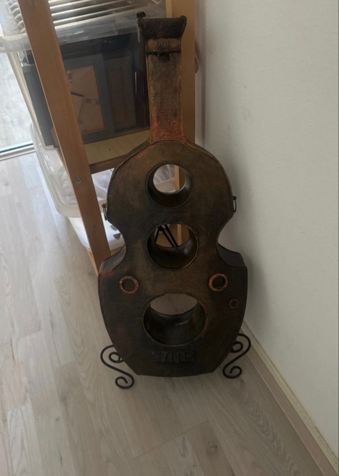 Vioolvormig - Decoratief, Ophalen, Zo goed als nieuw, Bruin, Overige materialen