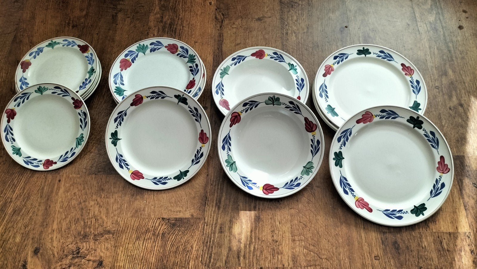 Boerenbond servies - complete set zonder beschadigingen, Ophalen, Zo goed als nieuw