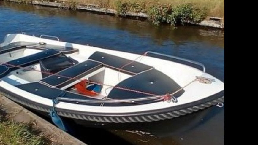 Prachtige sloep liberty remus 420 elektrisch, Watersport en Boten, Ophalen, Elektrisch, 5 m, Zo goed als nieuw