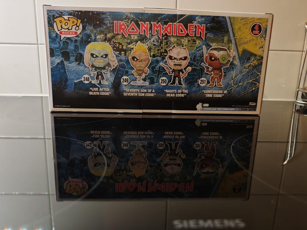 Funko Pop! Iron Maiden 4-pack - Eddie Rocks Collection, Ophalen
