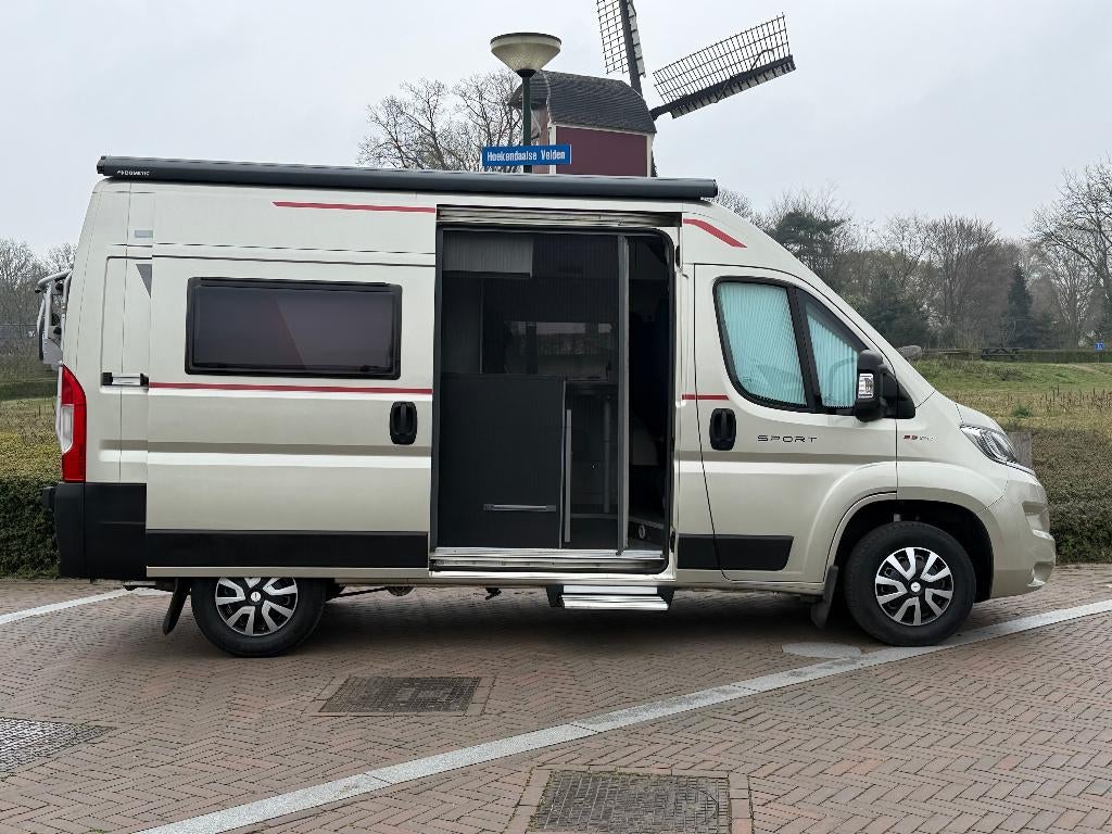 Livingstone Sport K2 5.40m-Perfecte staat-2021-Zeer compleet, Caravans en Kamperen, Campers, Buscamper of Camperbus, Fiat, Diesel