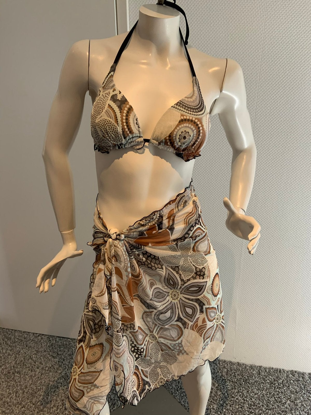 Cia maritima bikini met bijpassend jurkje maat s, Bruin, ., Ophalen of Verzenden, Zo goed als nieuw
