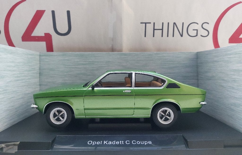 MCG 1:18 Opel Kadett C Coupe groenmetallic nieuw in doos, Ophalen of Verzenden, Nieuw, Auto, Overige merken