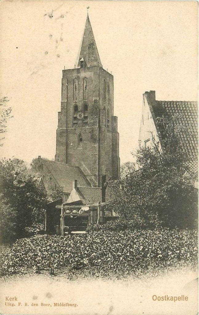 379-110-025 Oostkapelle, Verzenden, Voor 1920, Zeeland