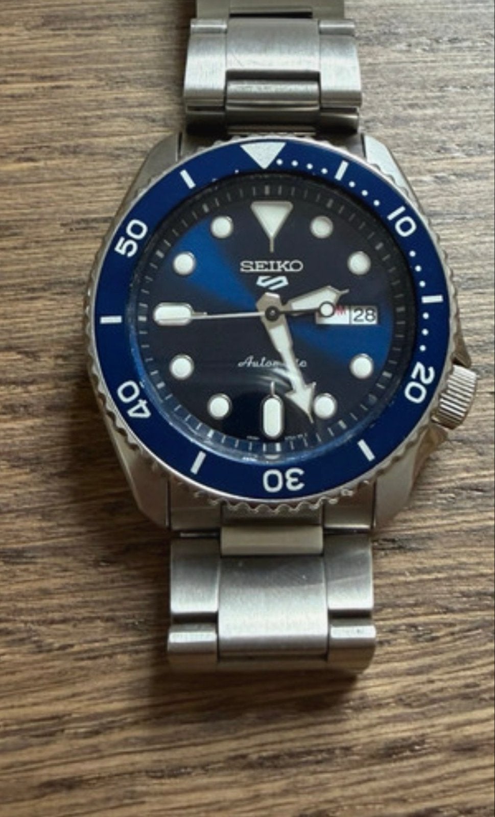 Seiko 5 Sports Automatisch Horloge - SRPE53K1, Ophalen of Verzenden, Zo goed als nieuw