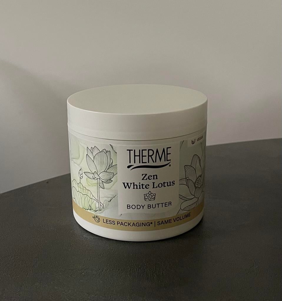 Therme Zen White Lotus Body Butter, Ophalen of Verzenden, Nieuw, Bodylotion, Crème of Olie