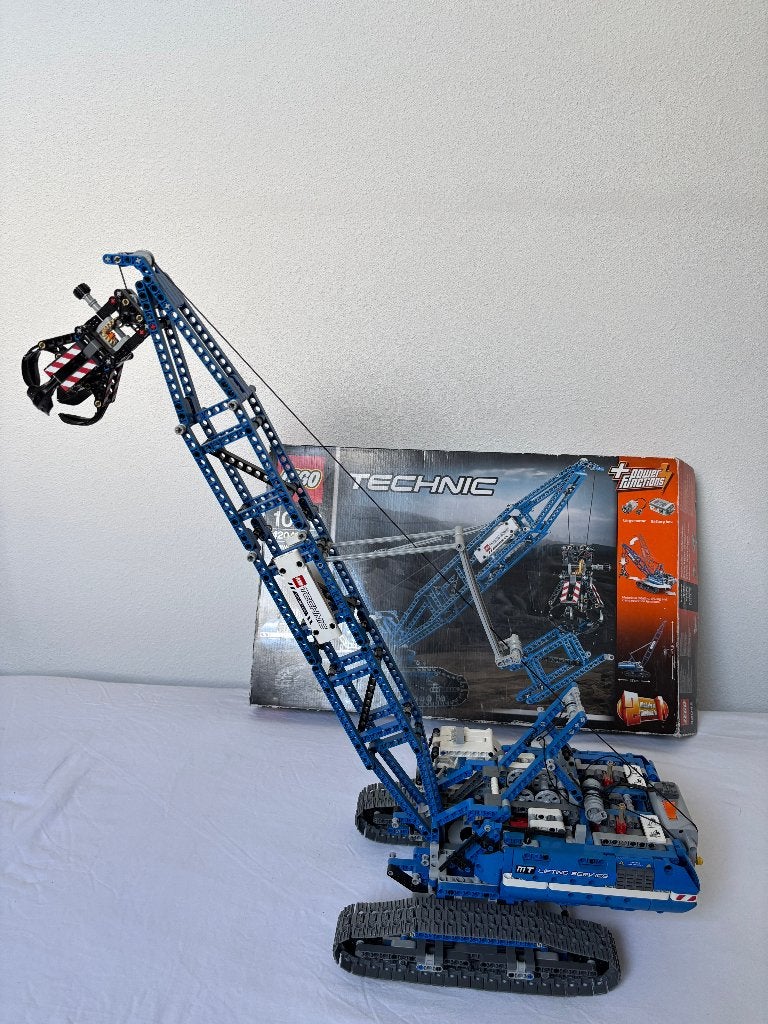 Lego Technic 42042 Rupsbandkraan met doos en instructies, Ophalen, Inclusief instructies, Gebruikt, Lego