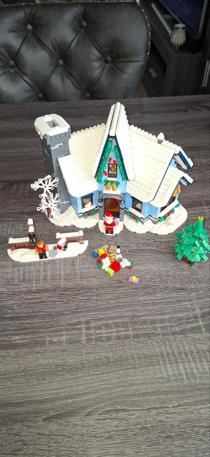Te koop lego set 10293 santa visit, Kinderen en Baby's, Speelgoed | Duplo en Lego, Lego, Ophalen of Verzenden, Zo goed als nieuw