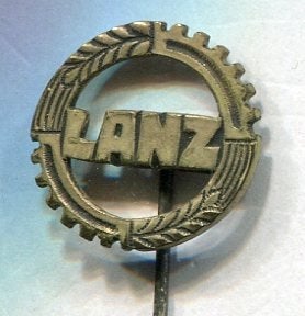 LANZ zilverkleurig tractoren speldje ( E_079), Ophalen of Verzenden, Nieuw, Transport, Speldje of Pin