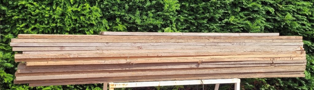 Steigerplanken, Doe-het-zelf en Verbouw, Hout en Planken, Ophalen, 25 tot 50 mm, Zo goed als nieuw, Plank