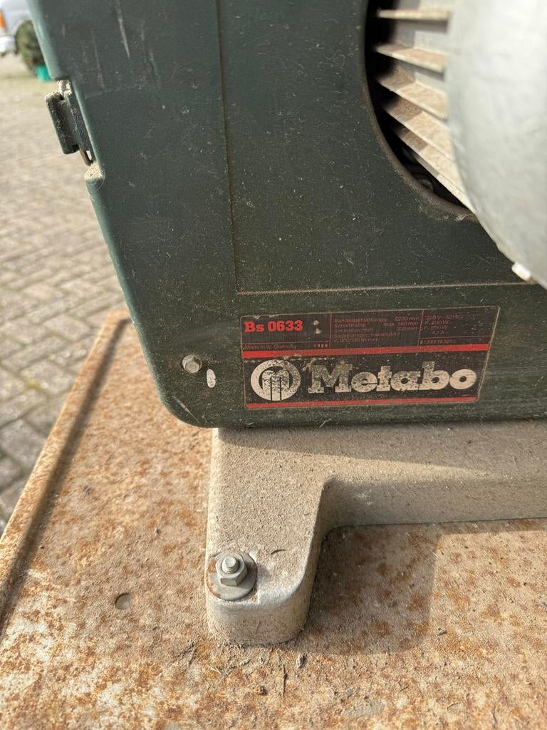 Metabo BS 0633 Lintzaag 220V met onderstel, O, O, Ophalen of Verzenden, O