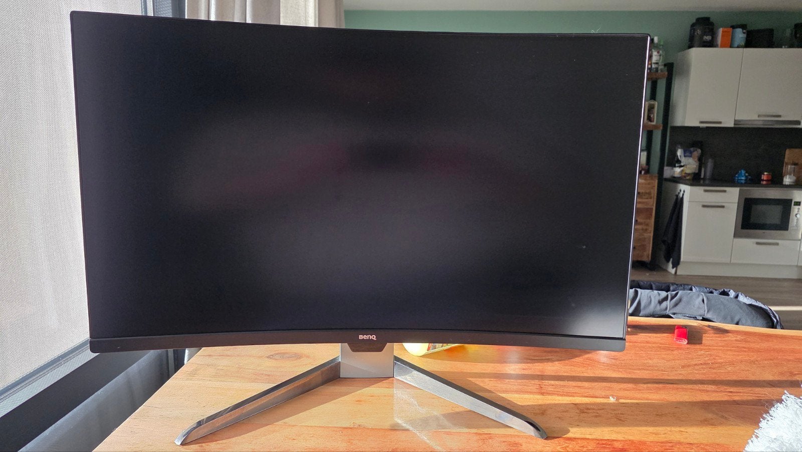 BenQ EX3203R 32 inch Curved Gaming Monitor, 3 tot 5 ms, 101 t/m 150 Hz, VA, Zo goed als nieuw
