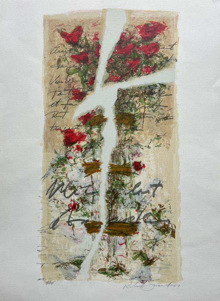 Zeefdruk Richard Smeets  ZOMEROPRUIMING, Antiek en Kunst, Kunst | Litho's en Zeefdrukken, Verzenden