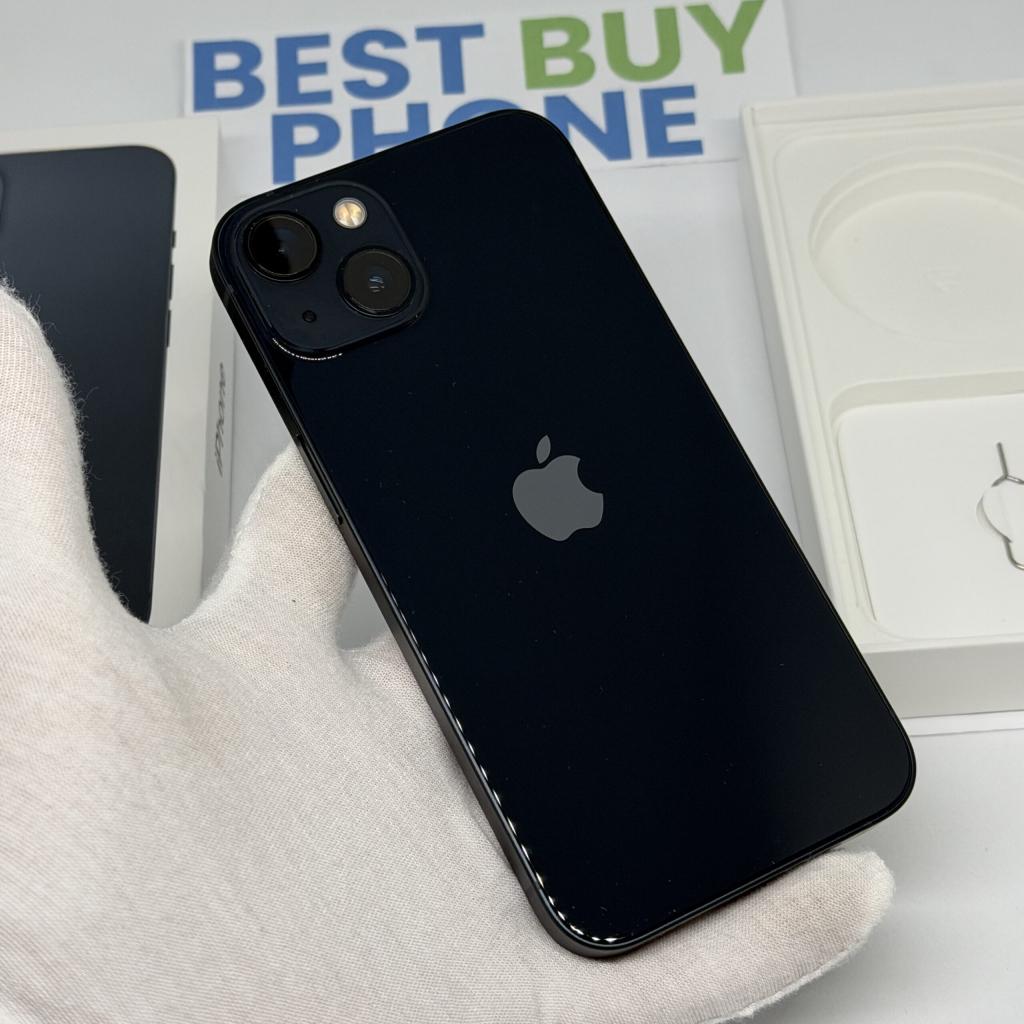 iPhone 13 128GB zwart /97% batt /krasvrij glas /garantie, 97 %, 128 GB, Apple, Zwart