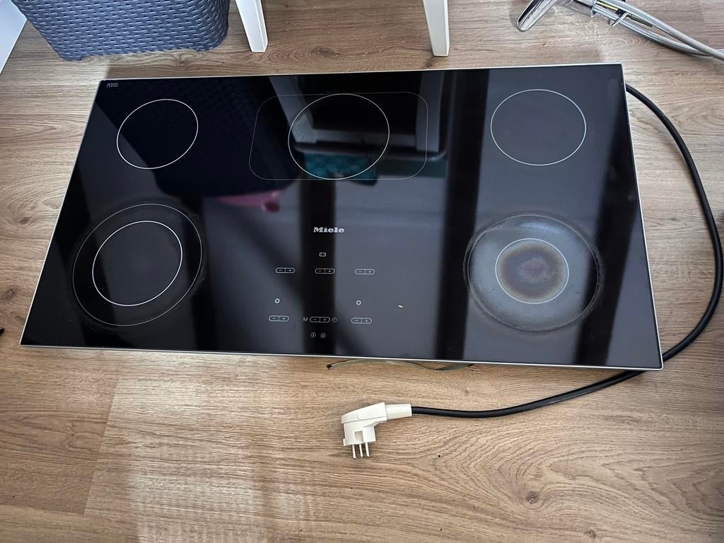 Miele inbouw keramische kookplaat 5 pits - 93cm * 51cm, Ophalen, Gebruikt, Inbouw, Elektrisch