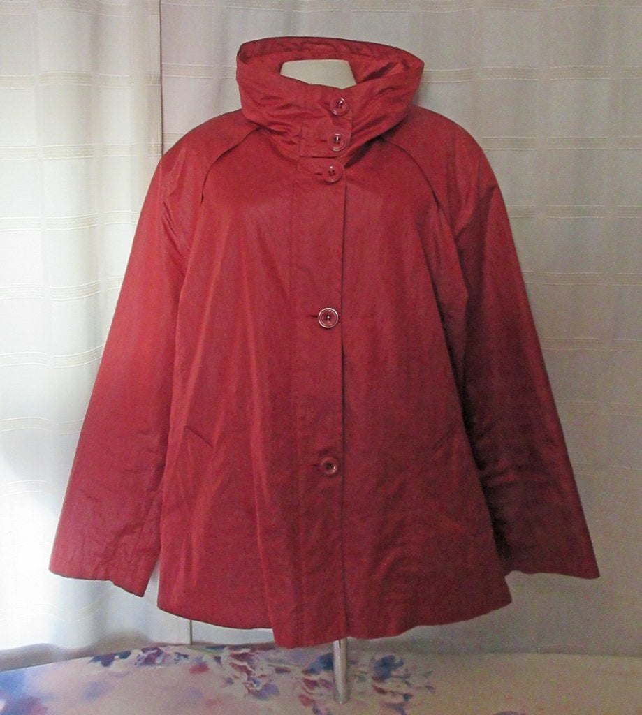 Rood glanzend regenjack Milo Coats maat 46 Nieuw A 45, Maat 46/48 (XL) of groter, Nieuw, Ophalen of Verzenden, Milo