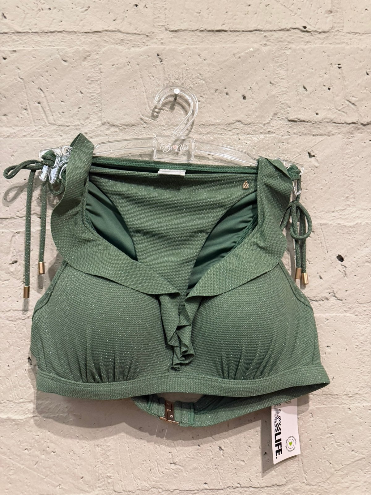 Beachlife bikini 85B/ 42B slip 36 NIEUW!! Nu €25, Kleding | Dames, Badmode en Zwemkleding, Ophalen of Verzenden, Nieuw, Groen