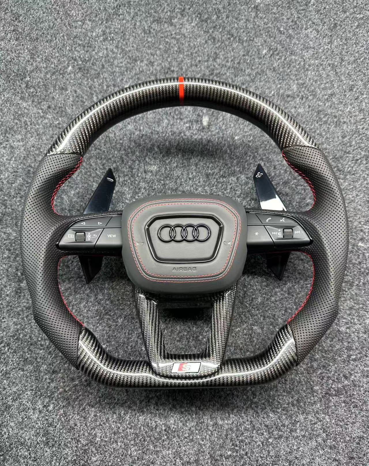 Audi Sport Carbon Look Sportstuur, Auto-onderdelen, Ophalen, Nieuw, Audi