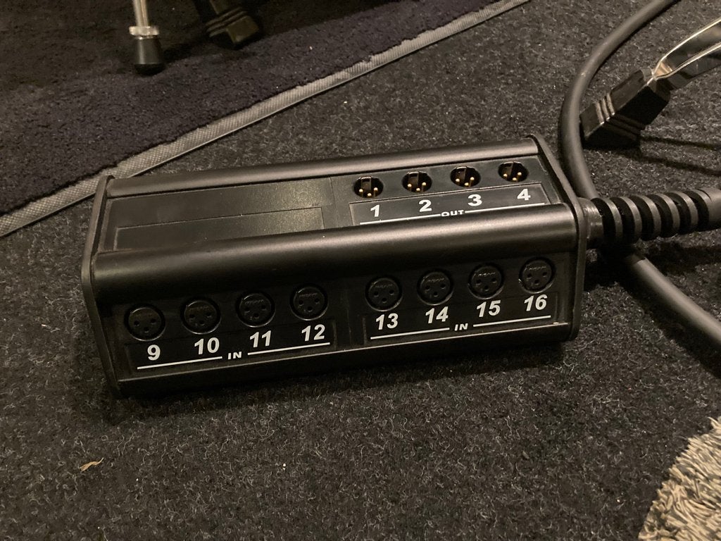 Cordial MULTIKABEL SNAKE 16/4, 30 m, Ophalen, Zo goed als nieuw, Microfoon
