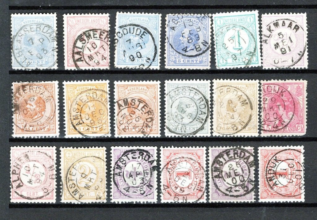 Kleinrond wo Aalsmeer Abcoude Alphen Andijk (4), Verzenden, T/m 1940, Gestempeld