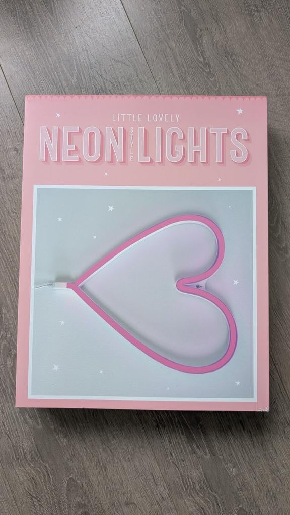 Neon lamp hart roze - A little lovely company 29cm, Ophalen, Nieuw