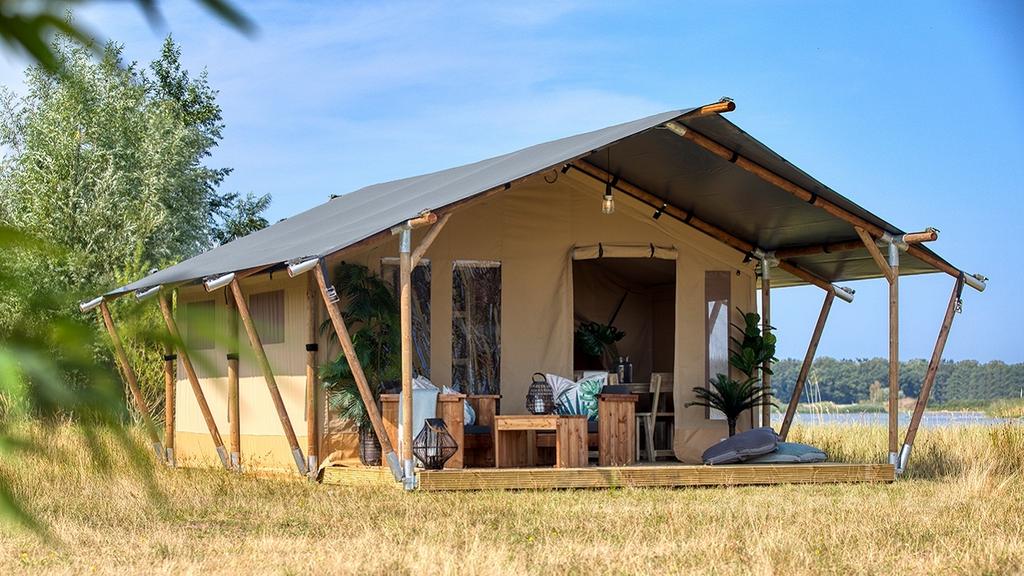 Safarietent Comet 20 - Nieuw in bouwpakket!, Caravans en Kamperen, Tenten, Ophalen of Verzenden, Nieuw