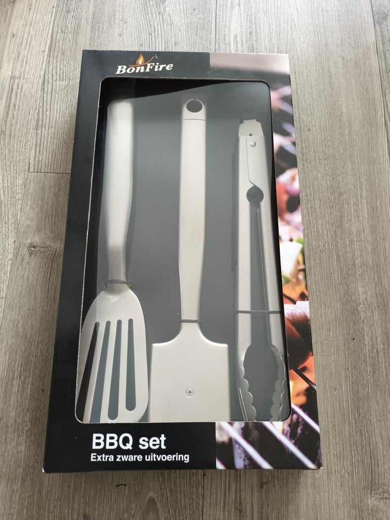 Nieuwe bbq set extra zware uitvoering bonfire nieuw groot, Ophalen of Verzenden, Nieuw, Bonfire