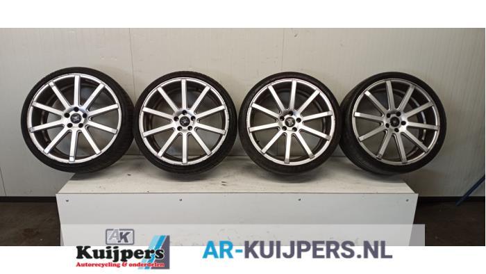 Sportvelgenset + banden van een Jaguar S-Type, Auto-onderdelen, Banden en Velgen, Gebruikt, -, -, -