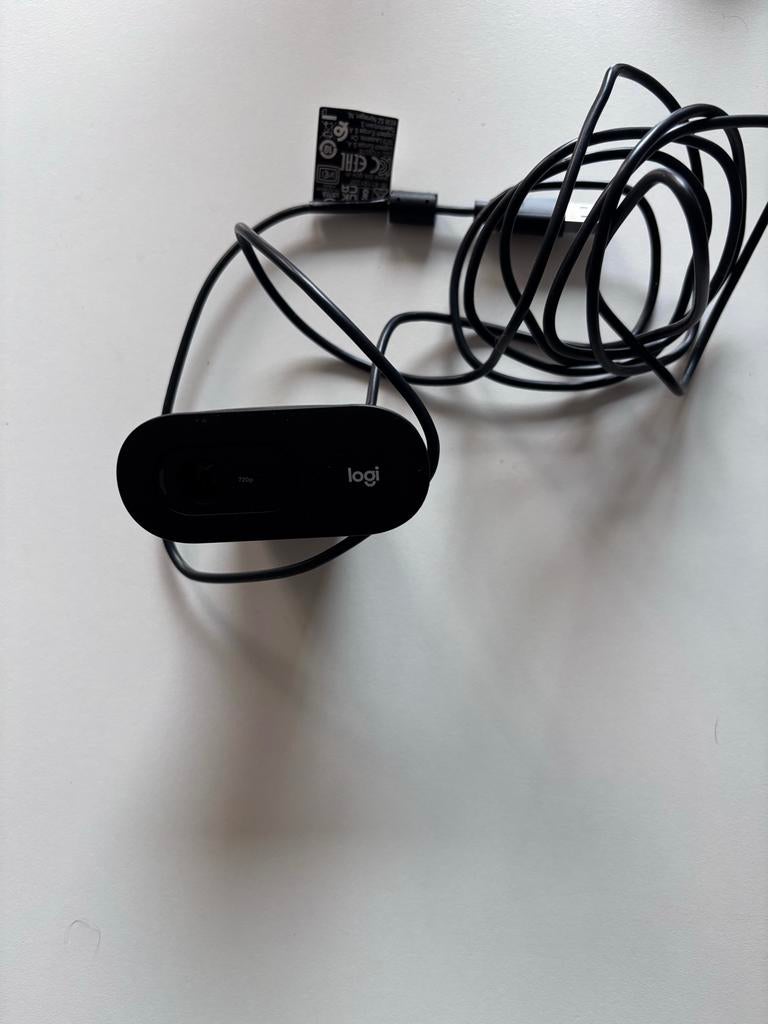 Logitech 720p USB Webcam, Gebruikt, Ophalen of Verzenden, Windows, Monitorclip