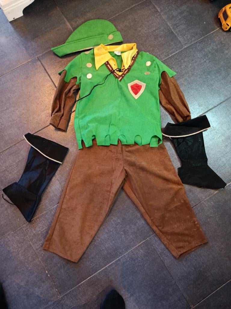 Robin Hood pak - mist veer, Ophalen of Verzenden, Gebruikt, 104 of kleiner, Jongen