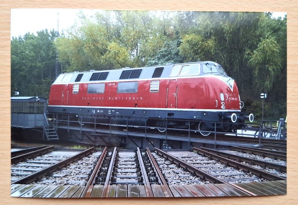 Foto van V200 diesellocomotief Deutsche Bundesbahn, Verzenden, 1980 tot heden, Foto, Nieuw