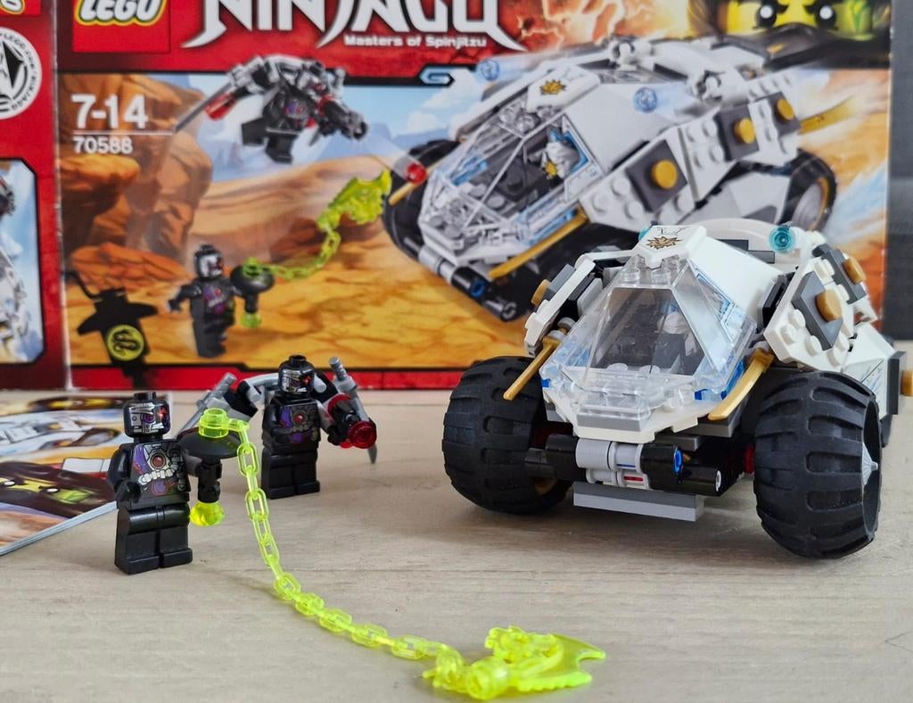 LEGO Ninjago 70588 Titanium Ninja Tumbler - Compleet!, Kinderen en Baby's, Speelgoed | Duplo en Lego, Zo goed als nieuw, Lego