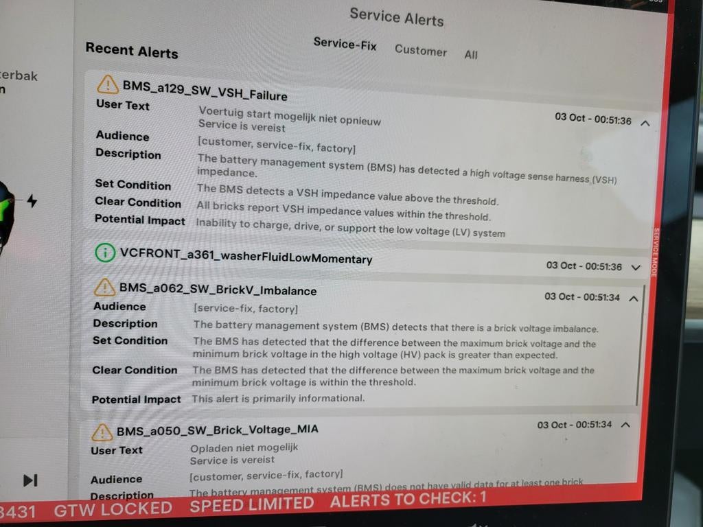 Foto 4 van Tesla model 3 of S accu defect of verkoop auto??