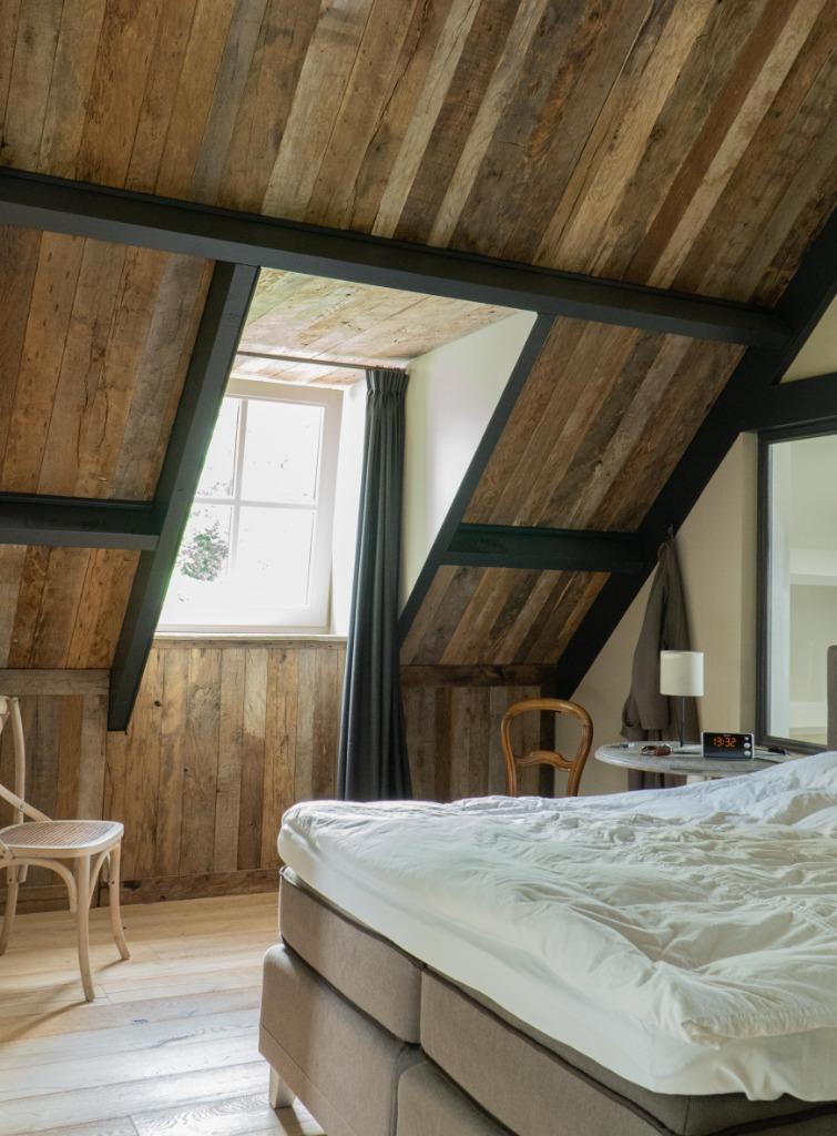 Houten wandbekleding & wandpanelen! Uniek oud barnwood hout!, Doe-het-zelf en Verbouw, Hout en Planken, Minder dan 25 mm, Nieuw