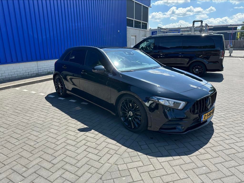 Mercedes-Benz A-Klasse A 250 224pk 7G-DCT 2018 Zwart, 74 €/maand, 4 cilinders, Zwart, Particulier