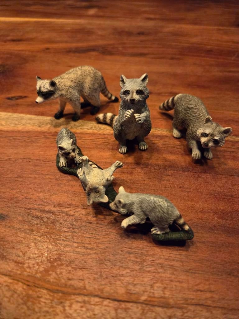 Schleich Familie Stokstaart - 6 stuks, Ophalen of Verzenden, Zo goed als nieuw