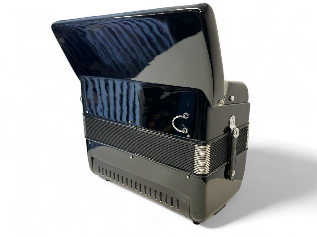 Mengascini accordeon met Convertor + garantie, Muziek en Instrumenten, Accordeons, 72-bas, Met koffer, Toetsaccordeon, Zo goed als nieuw