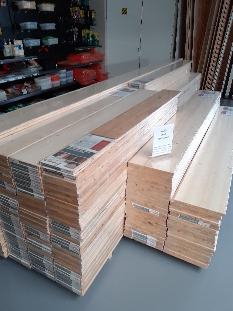 Vuren Kastplank diverse maten OP=OP, Ophalen, Nieuw