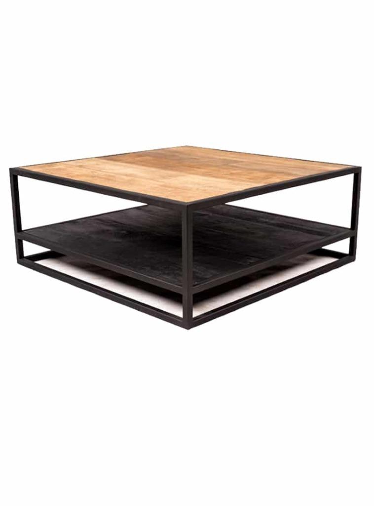 OMG salontafel ROS013 l Whoon l Room108 l van €499 voor €125, Ophalen, 50 tot 100 cm, Teakhout, Vierkant