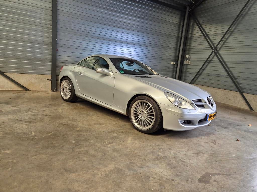 Mercedes-Benz SLK 3.0 Slk280 Roadster AUT 2006 Grijs airscar, Auto's, Mercedes-Benz, Bedrijf, SLK, ABS, Adaptieve lichten, Airbags