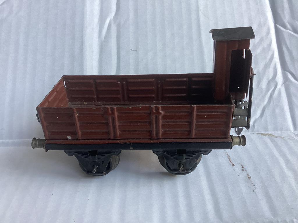 Marklin open bakwagen met remmershuis/trapje, Antiek en Kunst, Antiek | Speelgoed, Ophalen of Verzenden