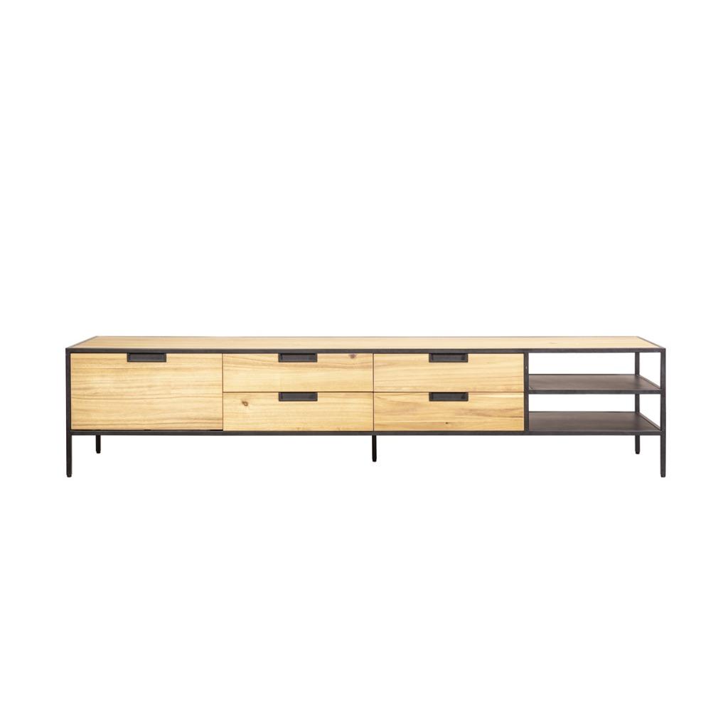 Tv meubel Madison l Whoon l Meubilex l van €799 voor €249, Ophalen, Overige materialen, Zo goed als nieuw, 200 cm of meer