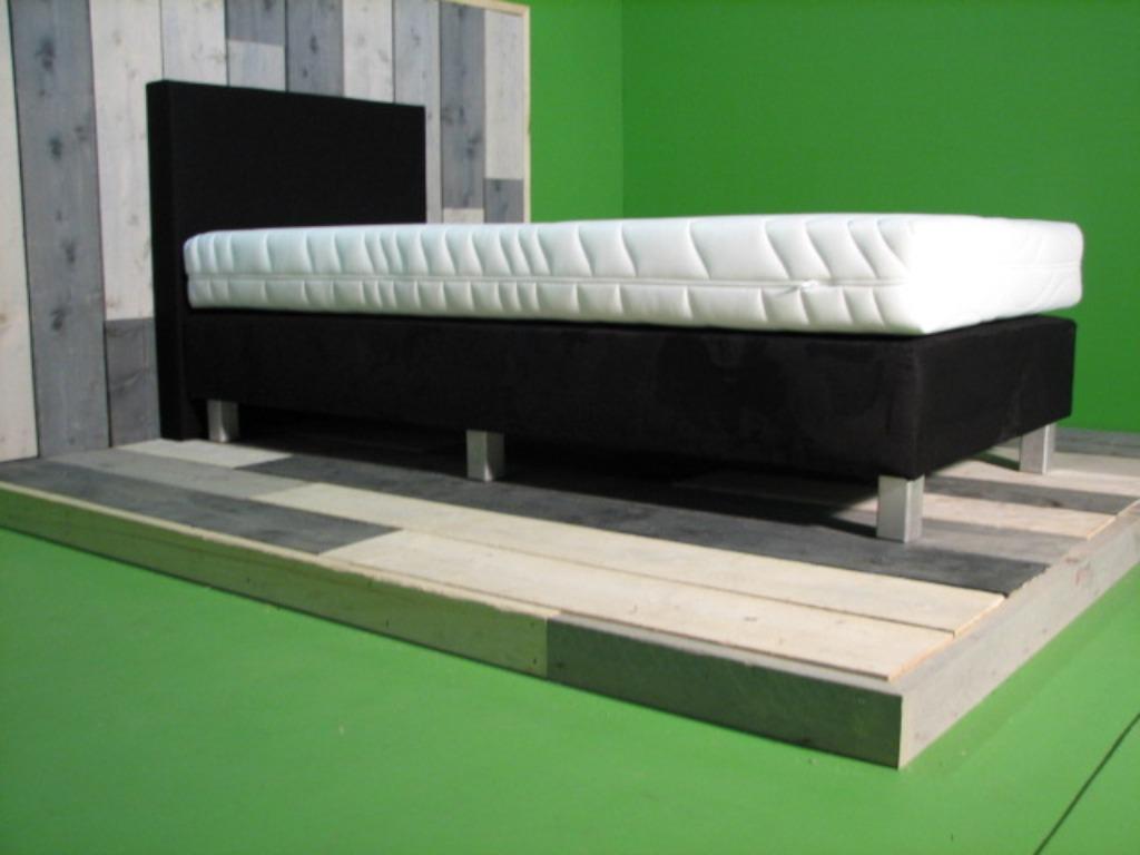 90 x 200 OUTLET BOXSPRING NU met 18 % EXTRA KORTING, Huis en Inrichting, Slaapkamer | Boxsprings, 90 cm, Verzenden, Info@iboxz.nl
