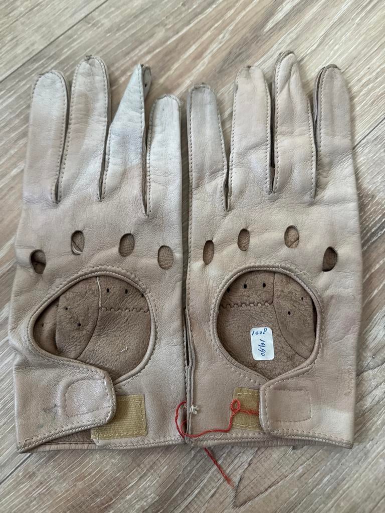 Vintage Leren Autorijhandschoenen NIEUW, Ophalen of Verzenden, Nieuw