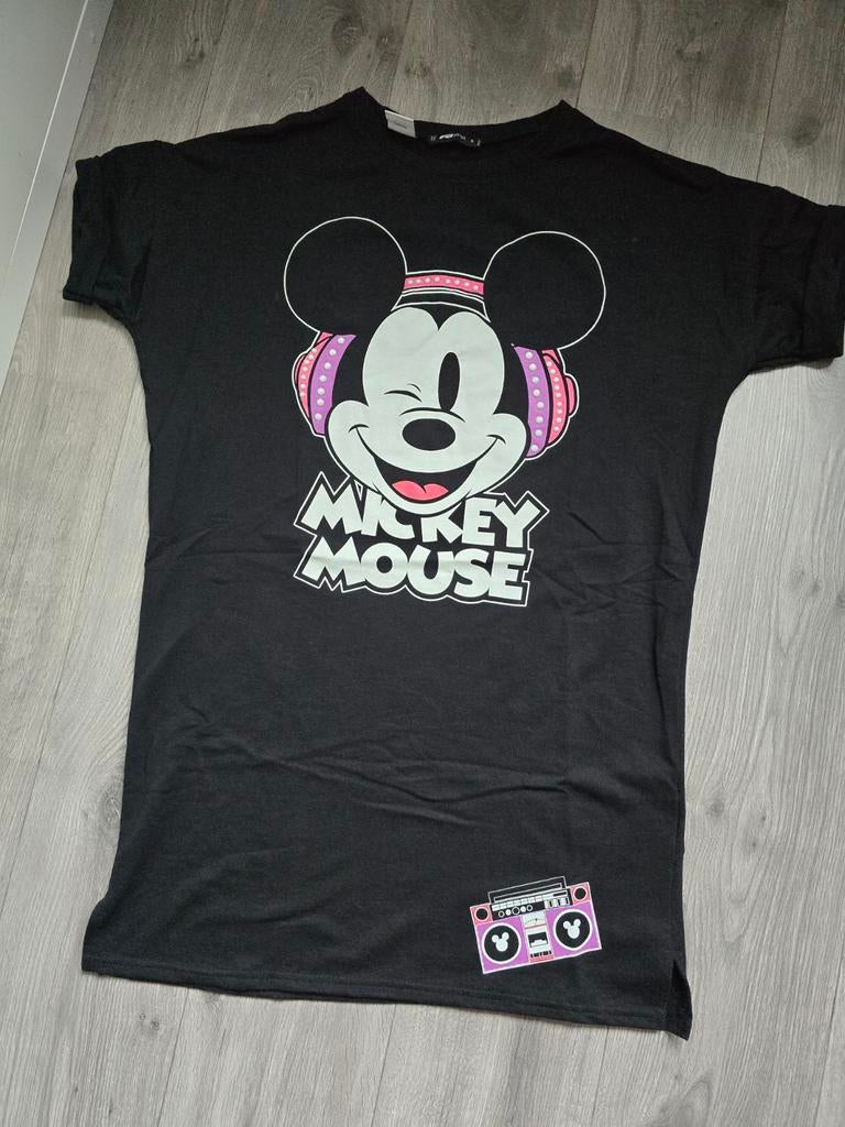 Zwart dames jurk Mickey Mouse, maat S, Nieuw (FK3), Ophalen of Verzenden, Nieuw, Maat 38/40 (M), Zwart