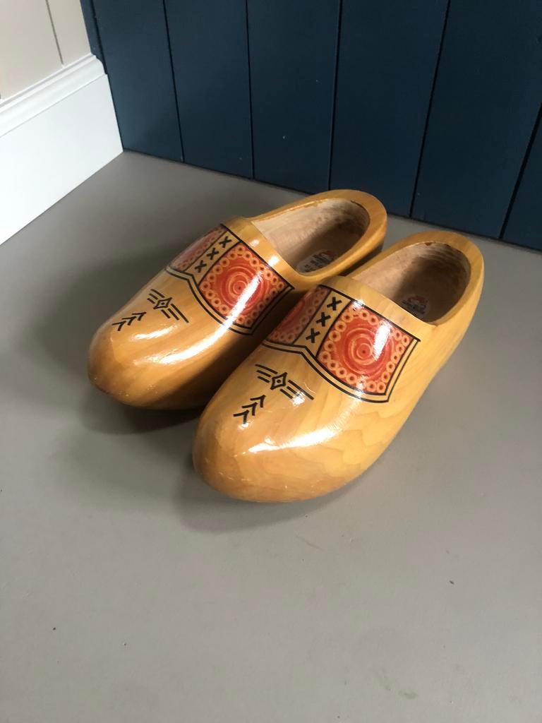 Houten klompen maat 48, Ophalen, Zo goed als nieuw